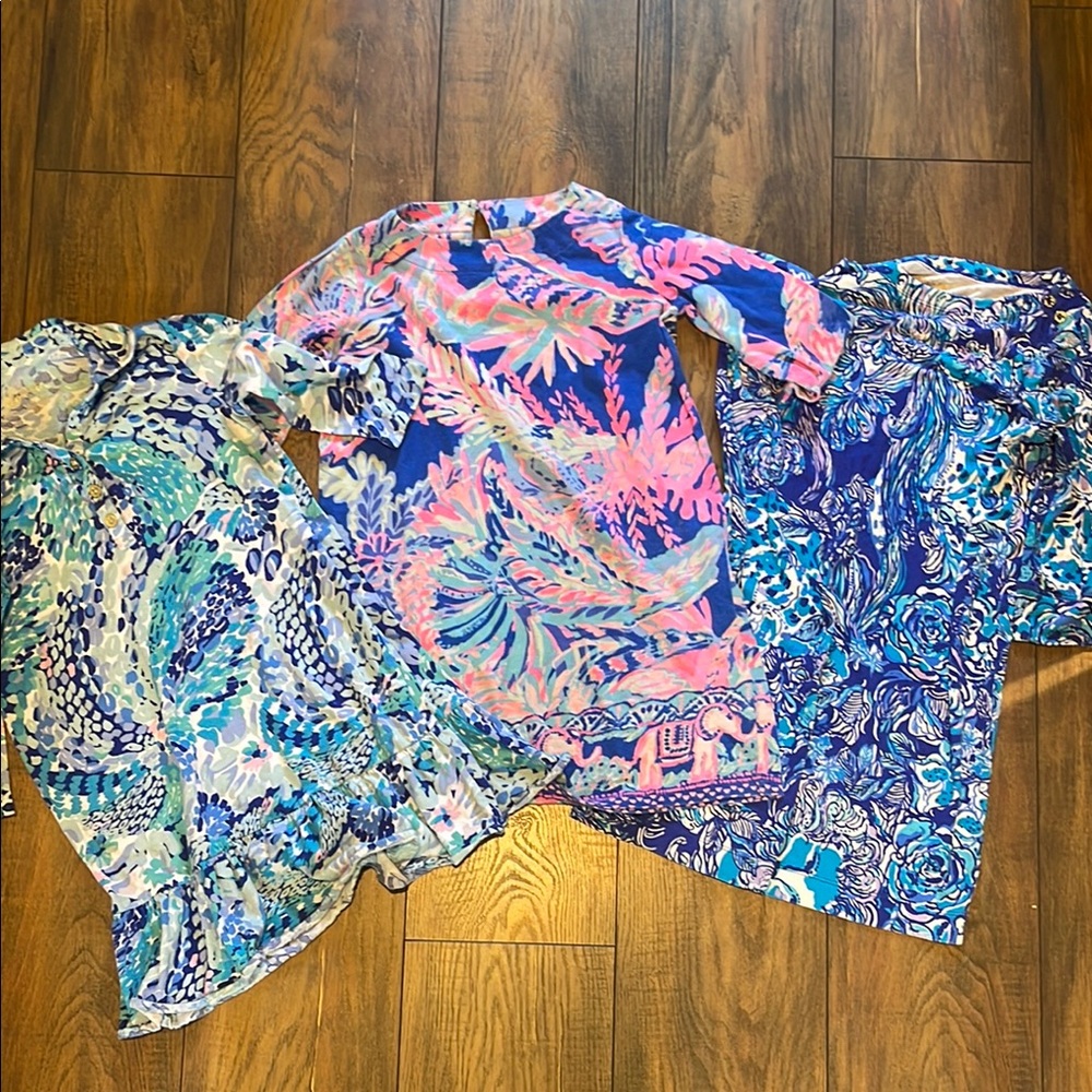 3 Girls SIZE 8 -10 Lilly Pulitzer Dress Bundle